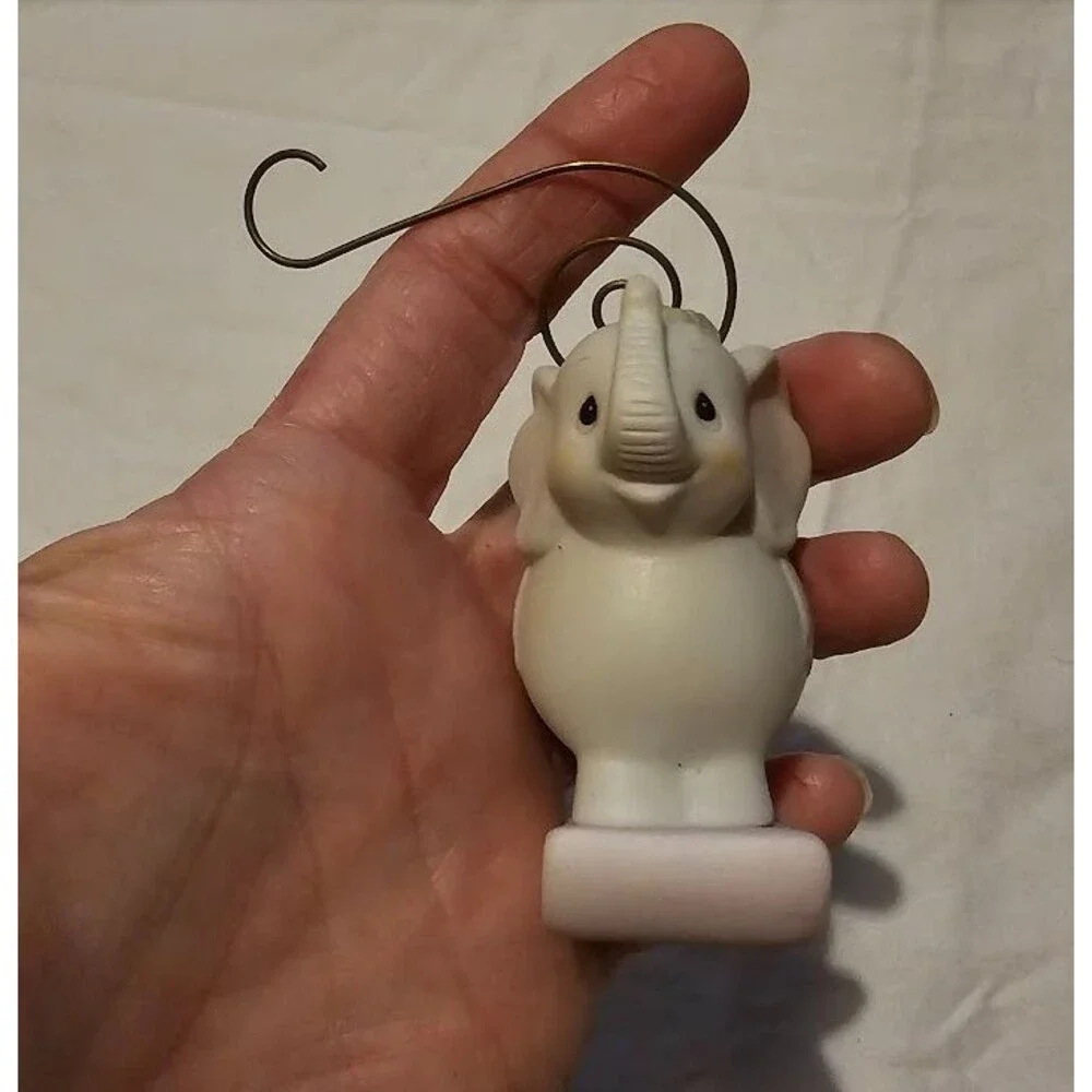 Precious Moments Elephant Christmas Train Ornament May Your Xmas Be Gigantic